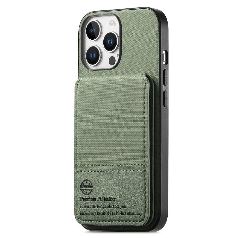 (Green) Compatible With Iphone 15 Pro Case Wallet Leather Case Rfid Blocking Shockproof Green 764563522484