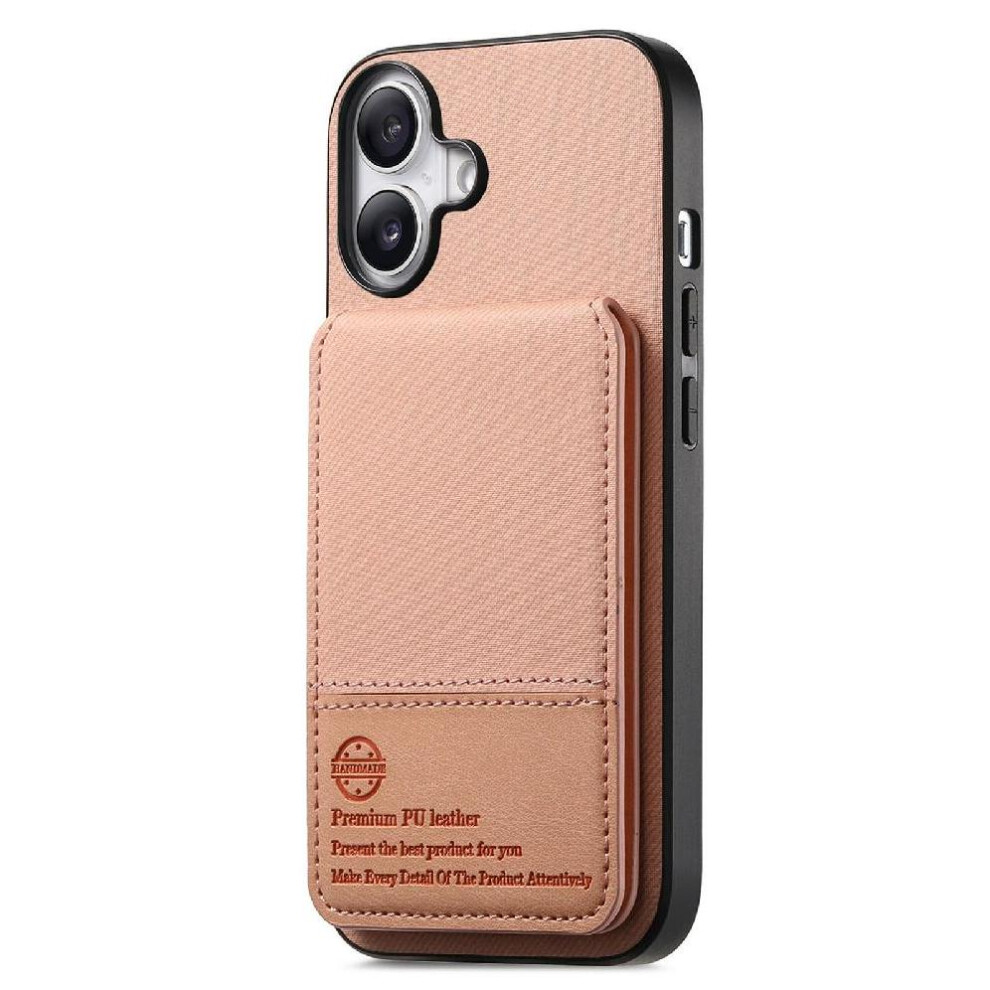 (Pink) Compatible With Iphone 16 Case Wallet Leather Case Rfid Blocking Shockproof Pink 764563522798