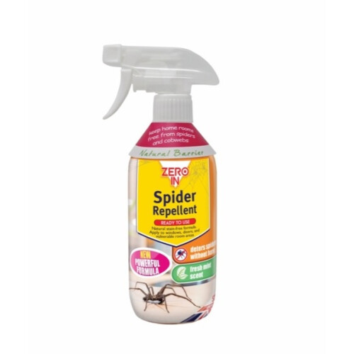 4x Zero In Spider Repellent Spray Ready To Use Fresh Mint 500ml 1