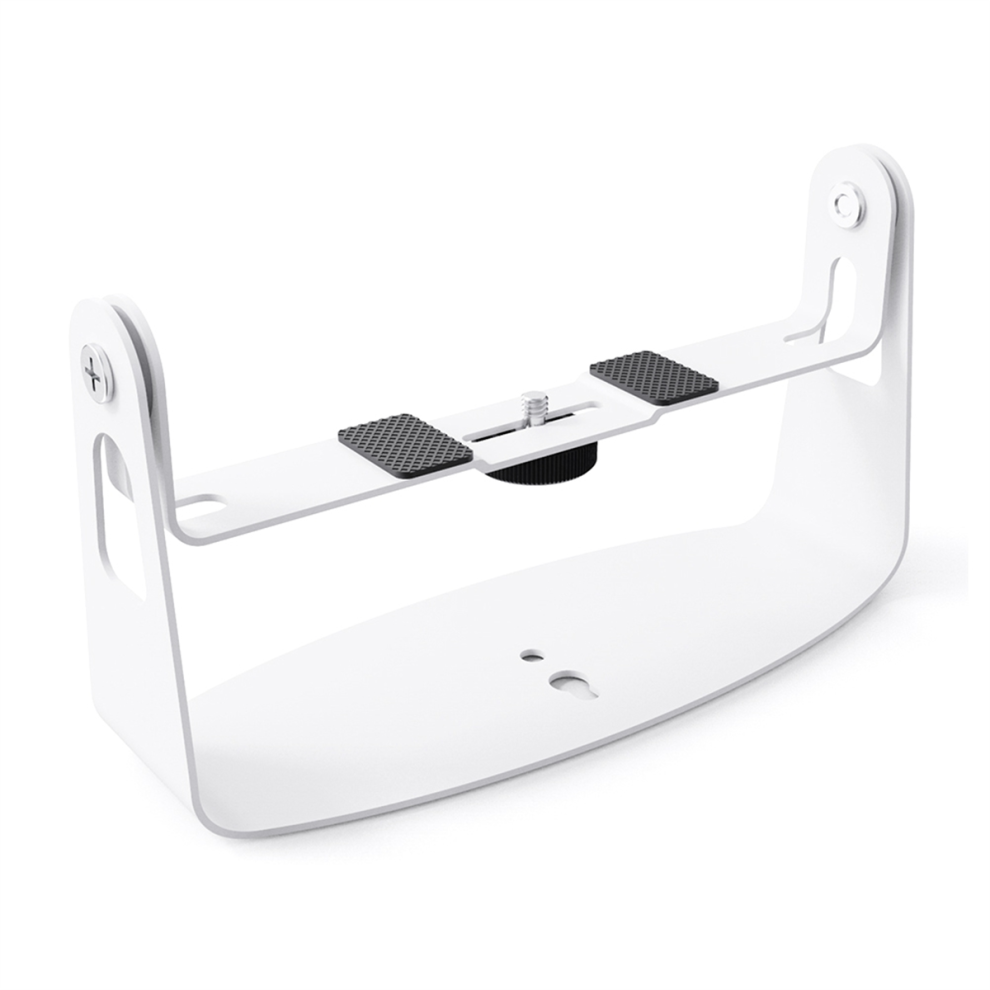 Support de projecteur de bureau avec support rotatif à 360 degrés, blanc
