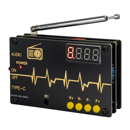 Κιτ DIY RDA5807M Ραδιόφωνο FM 87-180MHz με Ψηφιακή Οθόνη Σωλήνα STC15