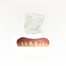 (Upper Teeth)Silikaattihappo geeli, ilmentävuoraukset, tekohampaat, napsauta päälle, välitön hymy, kosmeettinen hammassarja, hammasproteesit