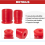 1-1303 & 1-1304 Front Rear Polyurethane Bump Stops Kit for 5