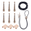sets Bolo Tie Making Kit, Bolo Tie Tips Vervangende Eindkappen Kit 2