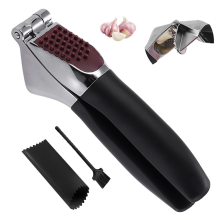 Garlic Made of Zinc Alloy Manual, Includes Cleaning Brush