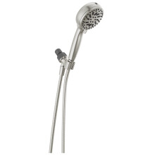 Delta Faucet ProClean Douchekop van geborsteld nikkel met handdouche met hogedrukstraal Handdouche 6 straalstanden SpotShield Geborsteld nikkel 75740