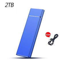 (Blauw 2TB) Snelle 2TB 4TB 16TB SSD draagbare externe solid state harde schijf USB 3.1-interface mobiele