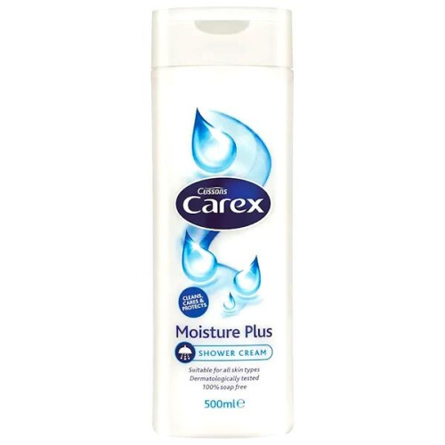Carex 6 x Carex Moisture Plus Shower Cream 500ml