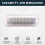 2 Pcs LED Door Courtesy Interior Footwell Light for 5