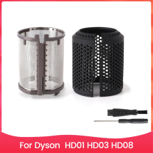 Filtre intérieur et cage de filtre extérieur pour sèche-cheveux HD01 HD03 A