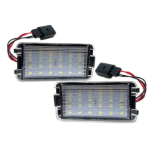2pcs LED License Plate Lights for Seat 6L Arosa