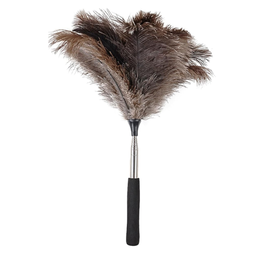 Extendable Ostrich Feathers Duster Up to 17-45inches Feathers