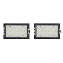 2Pcs Car Number License Plate Lights LED White Lamps for Land Range