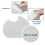 24 Pcs Foot Pads for Dancer Sesamoiditis Pads White 4