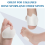 24 Pcs Foot Pads for Dancer Sesamoiditis Pads White 3