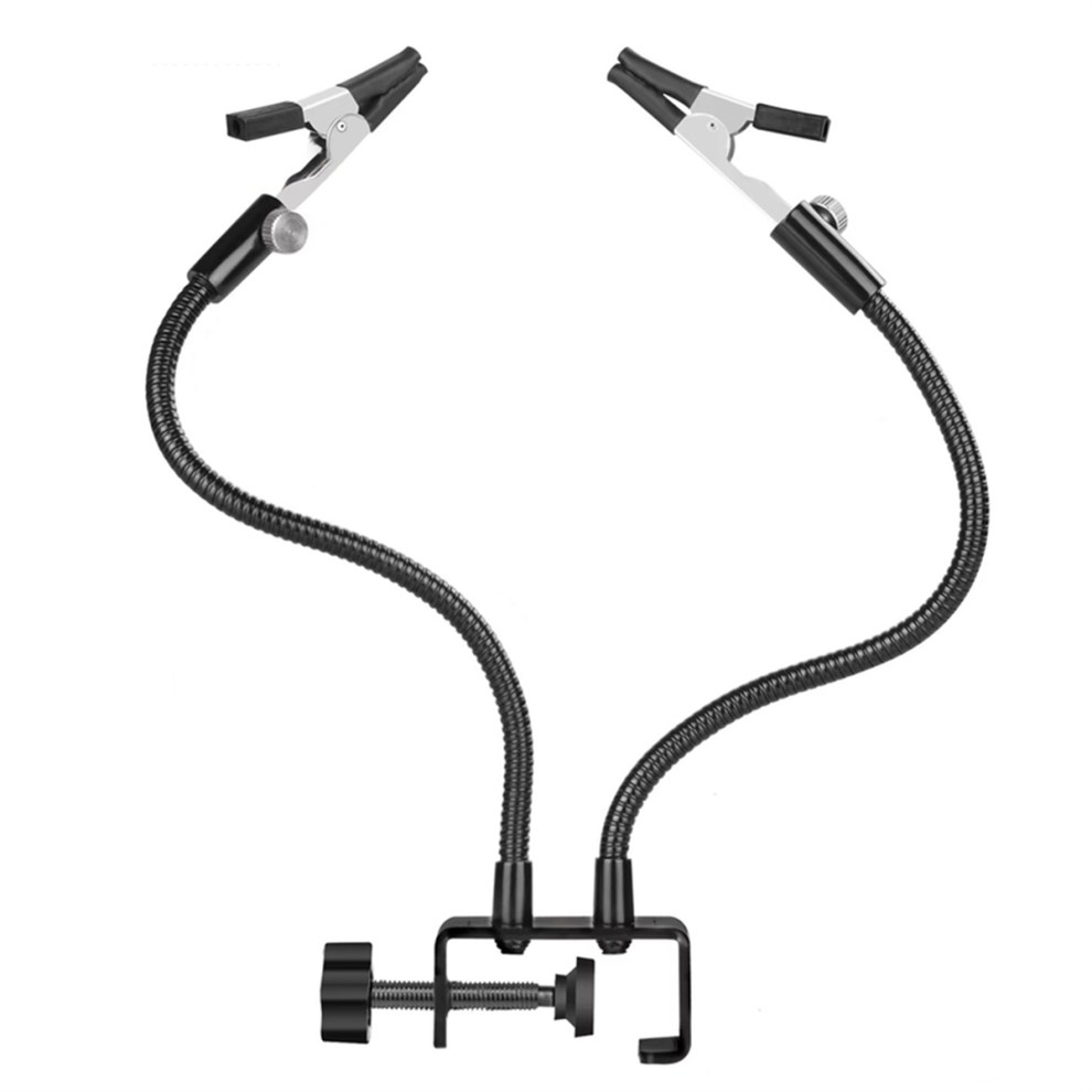 Metal Welding Holder, 2Pcs Flexible Arms Soldering Third Helping-Hand 4852268442568