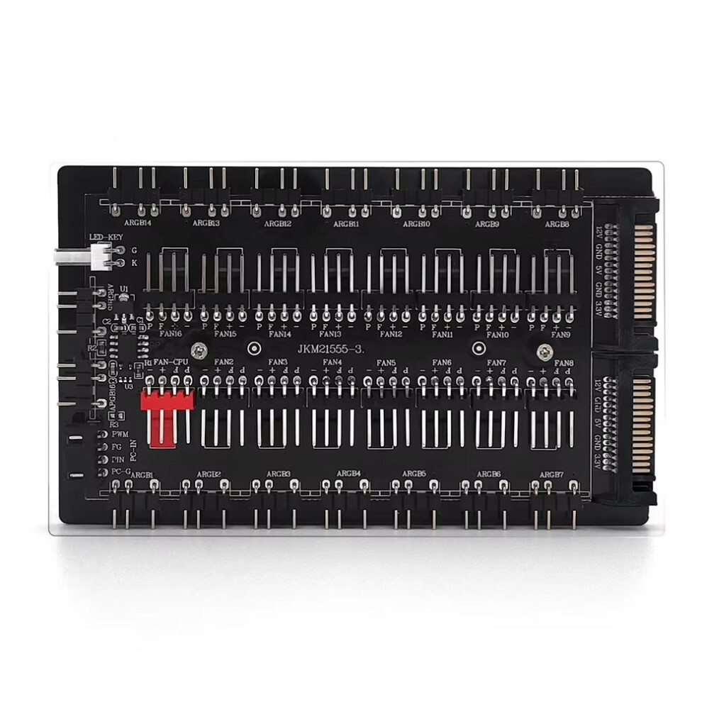 4Pin Pwm & 5V 3Pin Argb Multi Way Splitter Argb And Pwm Hub 16Hub 4852268444869