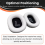 Earmuffs for G PRO X 2nd Earphone Creamy-White 4