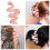 Κλιπ Smile Face Pink Worm Hair Claw για γυναίκες και κορίτσια 3