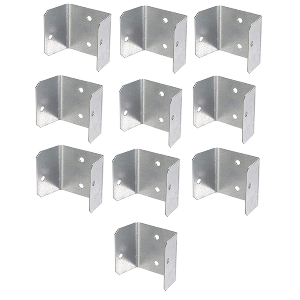 Clips pour panneaux de clôture, support en U pour treillis, poteaux en bois, 32 mm