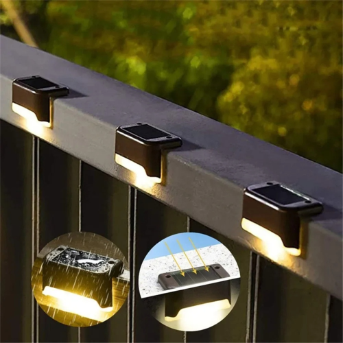 Solar Deck Light Waterproof Solar Power Garden Lamps Fence Light 1