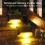 Solar Deck Light Waterproof Solar Power Garden Lamps Fence Light 5