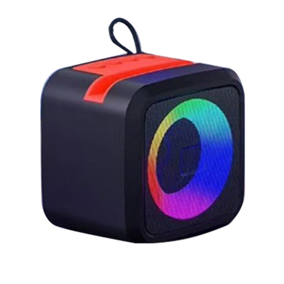 Altavoz Bluetooth InaláMbrico PortáTil Con Luz Led Rgb Compatible Con Tf Negro-image