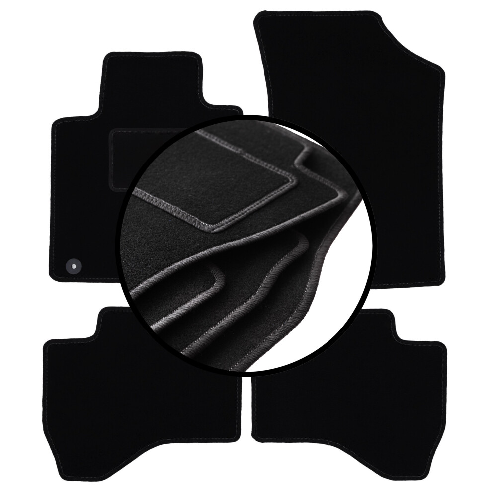 Velours-FußMatten FüR Die Baureihe: Citroen C1 I SchräGheck (2005-2014)-image