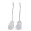 Stainless Steel Spatulas Set, Metal Spatula Solid Slotted Turner 1