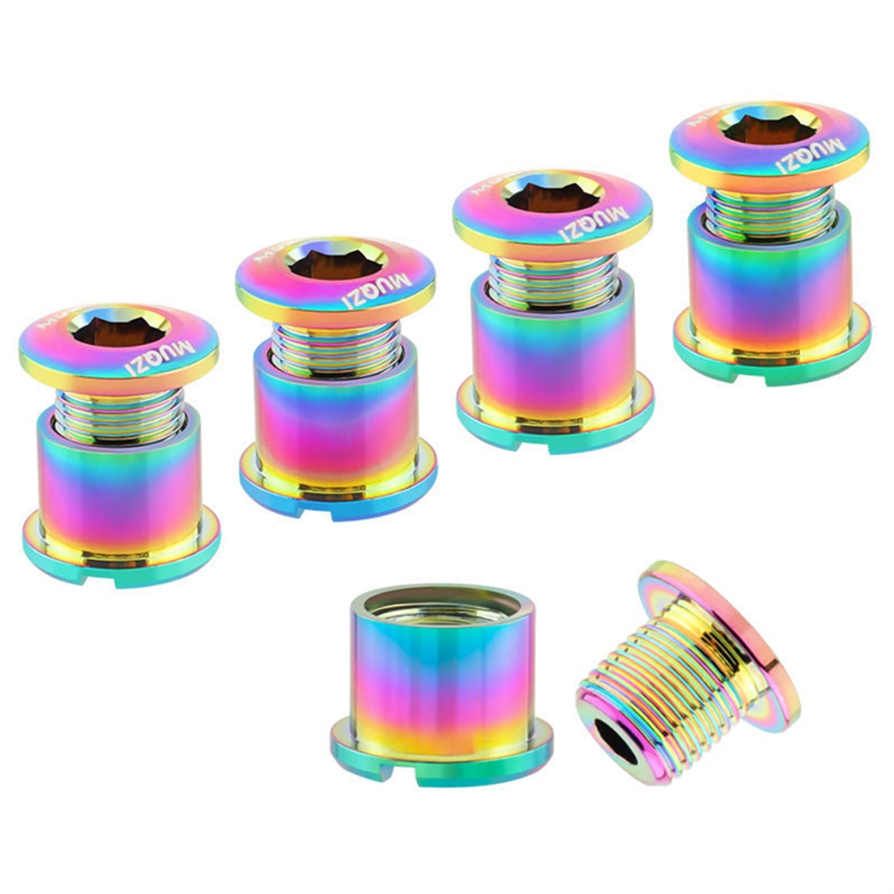 5Pcs Colorful Chainring Bolts Set 8.5Mm 4852268451195
