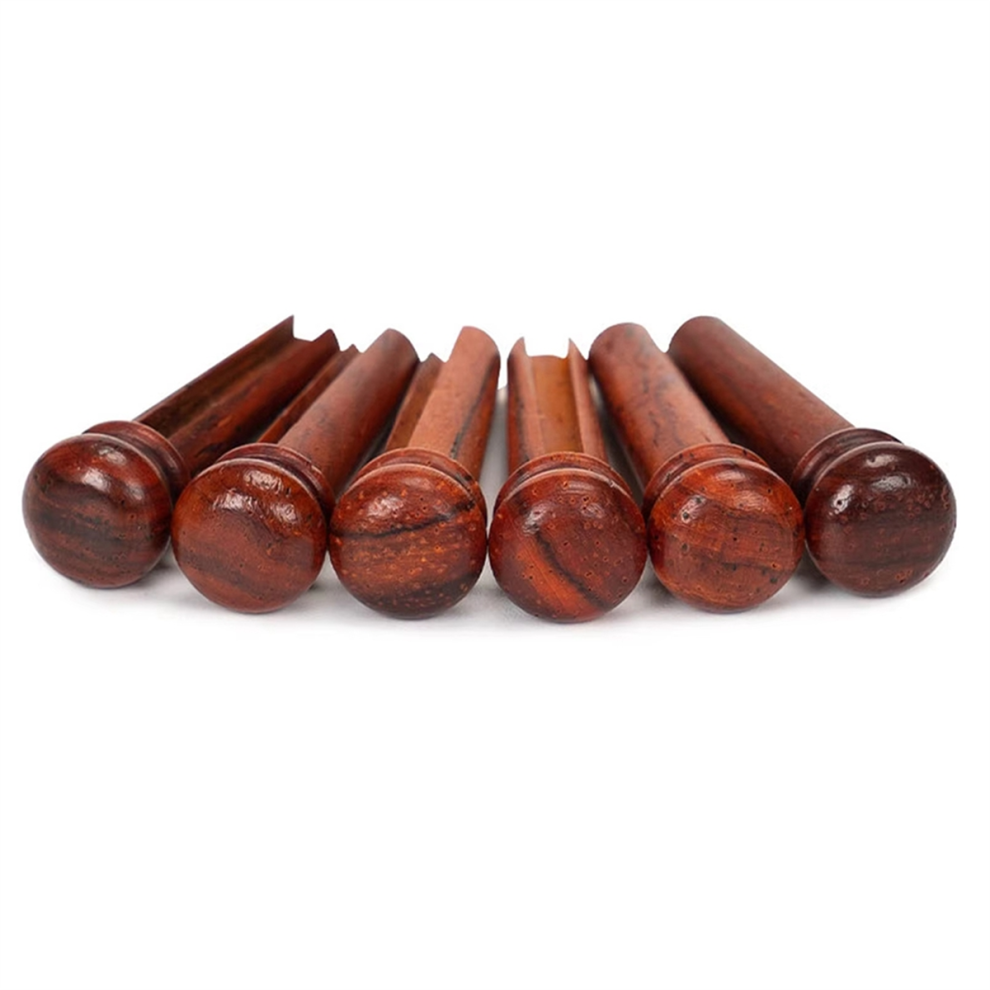 6pcs Cocobolo Guitar Bridge Pins for Enhanced String Instrument