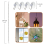 Stained Glass Window Hanging Chain with Suction Cup Hooks 2