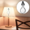 Lamp Shade harp Holder Adapter,Includes Finial 7