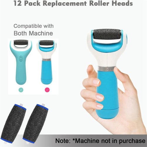 12 Pack Extra Coarse Replacement Roller for Pedi 1