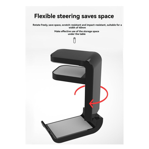 360 Rotating Headphone Stand Desktop Headset Holder A 1