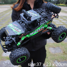 (37cm Groen Groot) Grote Carro 1:12 4wd Rc Auto 27/37cm 2.4g Afstandsbediening Voiture Speelgoed Buggy