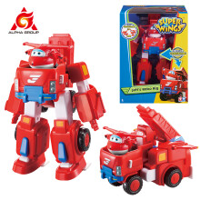 (Jet)Super Wings 7" Robot serie 2" Transform Robot Mini Actiefiguur Transformerende Speelgoed