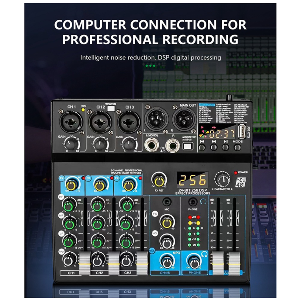 Kleiner 6-Kanal-Multifunktionsmixer FüR BüHnenauftritte-image