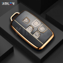 (Alleen zwarte behuizing) TPU autosleutelhoesje voor Land Rover Range Rover Sport Evoque Freelander