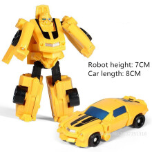 (Model 4) Mini Transformatie Robot Kit Speelgoed Modellen 2 in 1 Vervormde Auto Speelgoed Robots Speelgoed