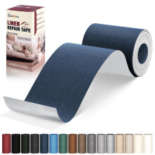 Linnen reparatietape 4x79 inch zelfklevende linnen stof patches Linnen stof patch tape kit Stof reparatie tape voor linnen banken hoofdeinden stoelen