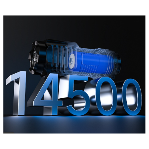 Mini LED Flashlight 14500 USB-C Rechargeable Tactical Torch 1