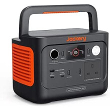 jackery Explorer 240 v2 Portable Power Station 2024 New Version, 256Wh LiFePO4 Battery with 300W AC ,1Hr Fast Charging,