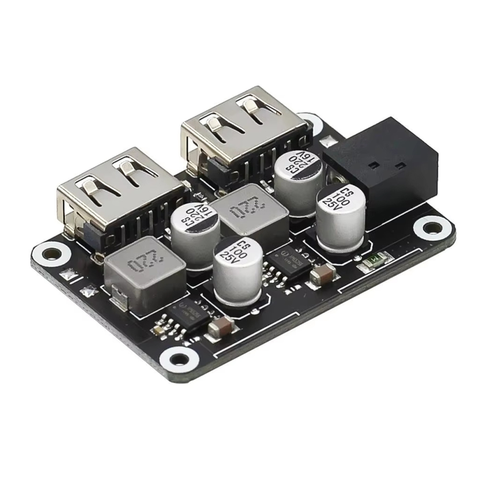 Dual Usb Fast Quick Car Charger Charging Buck Module Input 6V-30V B 4852268458651