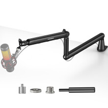 Microphone Arm Aokeo AK-55 Desk Low Profile Adjustable Mic Boom Arm Stand Suitable For Blue Yeti Snowball iCE HyperX QuadCast SoloCast Elgato Wa