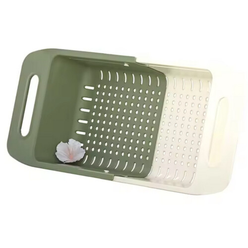 Telescoping Kitchen Washing Vegetable Fruits Draining Basket A