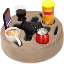 Bank Bekerhouder-Bank Bekerhouder Kussen | Bank Caddy Buddy | Drankjes Bekerhouder Lade Organizer voor Bed Rv Tv Auto Man Cave Boot Afstandsbediening