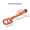 GT120 Handheld Diving Metal Detector Pinpointer Pointer Probe Orange 2
