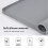 Refrigerator Floor Protector,Mini Silicone Mat,Fridge Under Mat,Gray 3