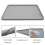 Refrigerator Floor Protector,Mini Silicone Mat,Fridge Under Mat,Gray 4